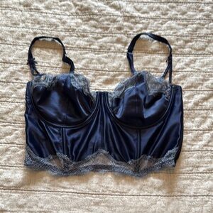 Victoria's Secret Blue and Baby Blue Balconet Bra